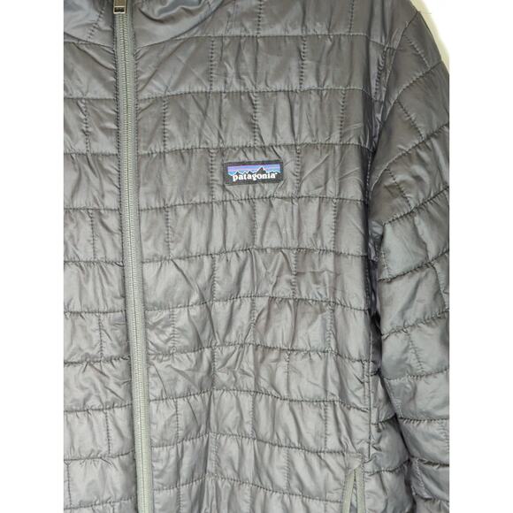 Patagonia Nano Puffer Jacket Mens Size L Dark Gray Quilted Outdoor Gorpcore - Picture 3 of 11